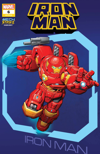 Iron Man #6 (Brown Avenger Mech Strike Cover)