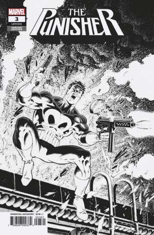 The Punisher #3 (Zeck B&W Remastered Cover)