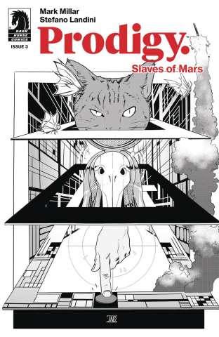 Prodigy: Slaves of Mars #3 (B&W Landini Cover)