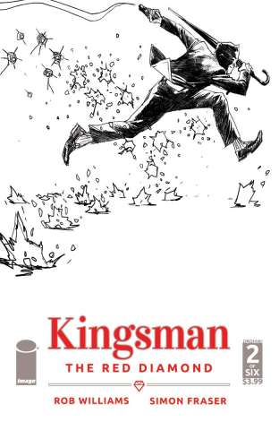 Kingsman: The Red Diamond #2 (B&W Albuquerque Cover)
