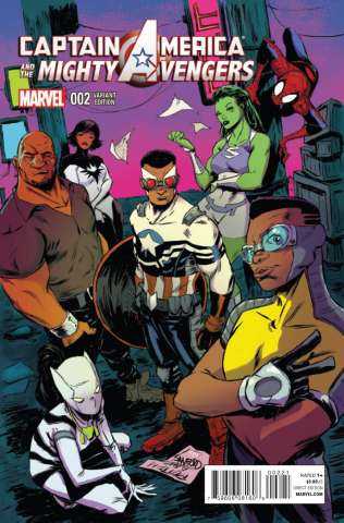 Captain America and the Mighty Avengers #2 (Greene Cover)