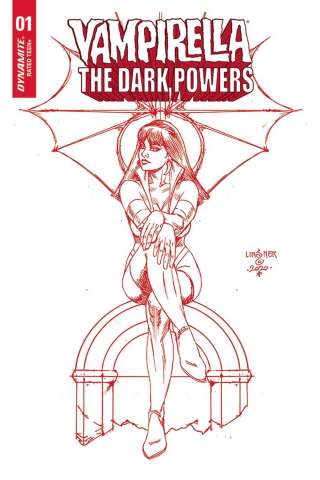 Vampirella: The Dark Powers #2 (Linsner Crimson Red Line Art Cover)