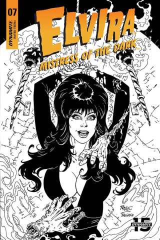 Elvira: Mistress of the Dark #7 (20 Copy Royle B&W Cover)