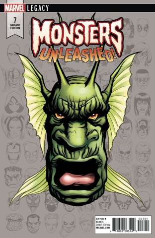 Monsters Unleashed! #7 (McKone Legacy Headshot Cover)