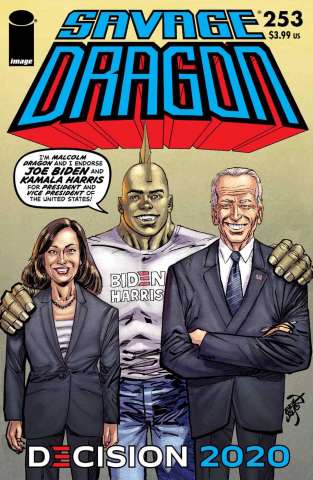Savage Dragon #253 (Biden / Harris Cover)