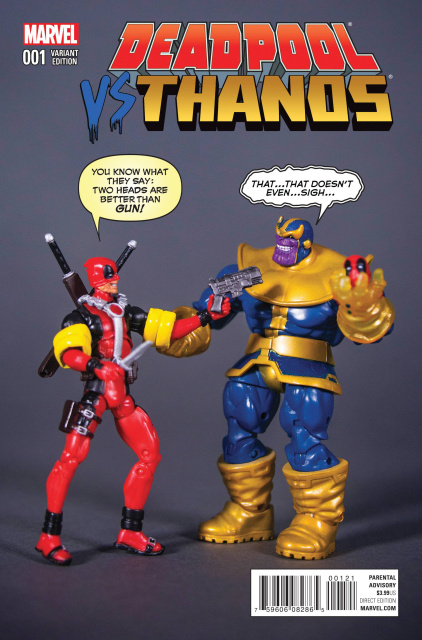 Deadpool vs. Thanos #1 (Action Figure Cover)