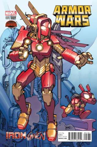 Armor Wars #1 (Lafuente Iron Gwen Cover)