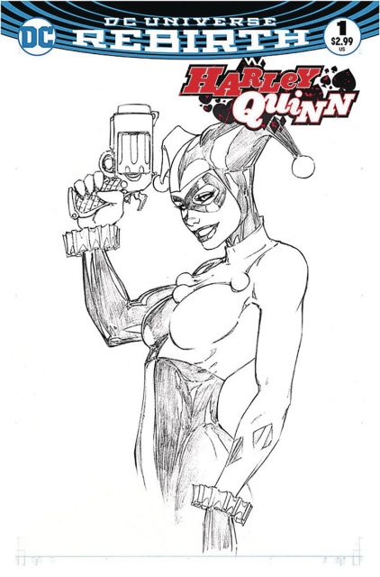 Harley Quinn #1 (Aspen B&W Set)