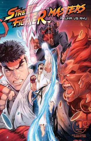 Street Fighter Masters: Akuma vs. Ryu #1 (5 Copy Cover)