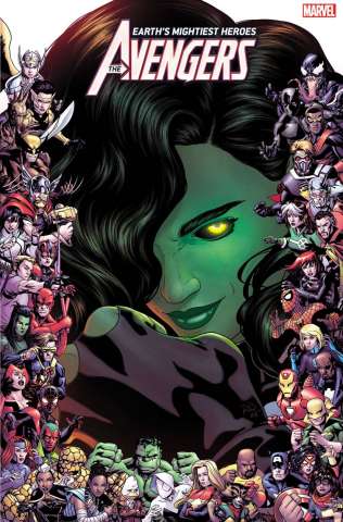 Avengers #23 (Dauterman Marvel 80th Anniversary Frame Cover)