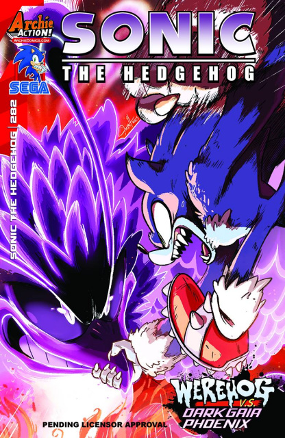 Sonic the Hedgehog #282 (Hesse Cover)