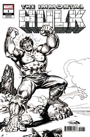 The Immortal Hulk #1 (Buscema B&W Remastered Cover)