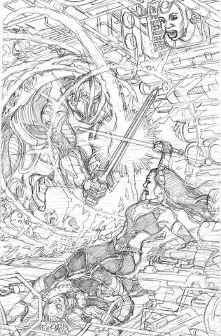 Sirens #5 (25 Copy Pencils Right Cover)