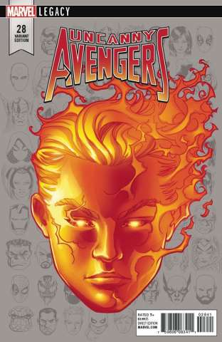 Uncanny Avengers #28 (Mckone Legacy Headshot Cover)