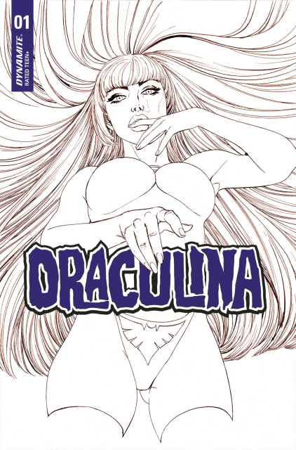 Draculina #1 (25 Copy March B&W Cover)