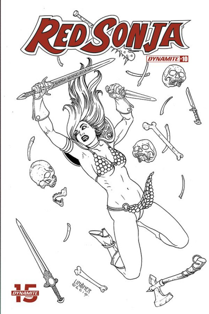 Red Sonja #10 (30 Copy Linsner B&W Cover)