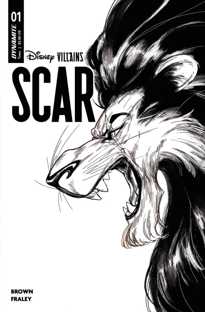 Disney Villains: Scar #1 (15 Copy Lindsay B&W Cover)
