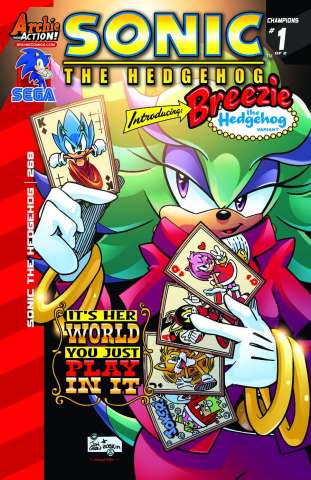 Sonic the Hedgehog #268 (Breezie Cover)