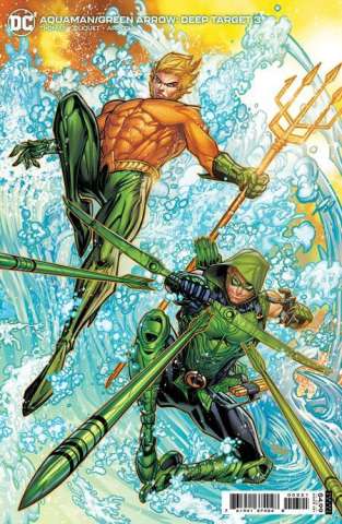 Aquaman / Green Arrow: Deep Target #3 (Jonboy Meyers Card Stock Cover)