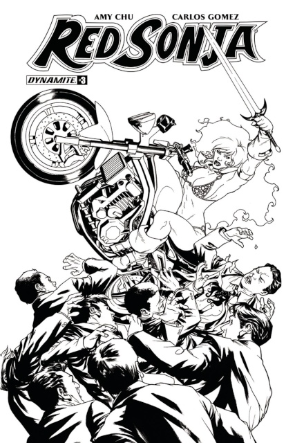 Red Sonja #3 (20 Copy McKone B&W Cover)