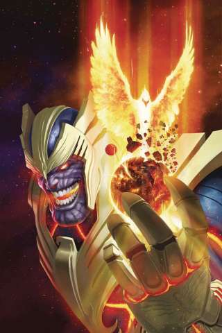 Thanos #14 (Rahzzah Phoenix Cover)