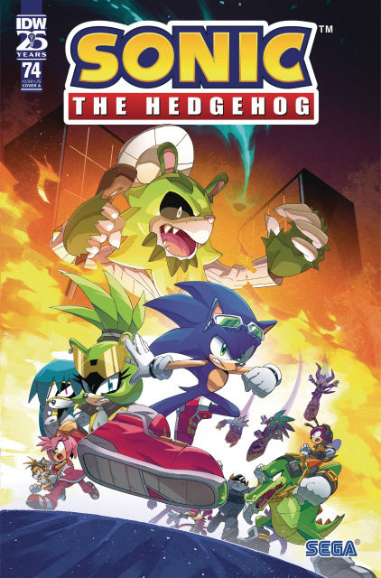 Sonic the Hedgehog #74 (Arq Cover)