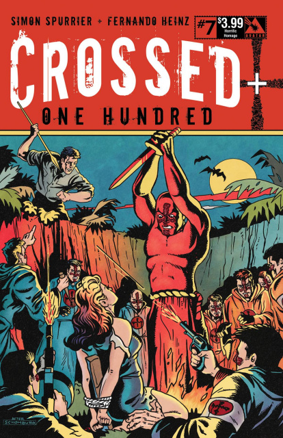 Crossed + One Hundred #7 (Horrific Homage Cover)