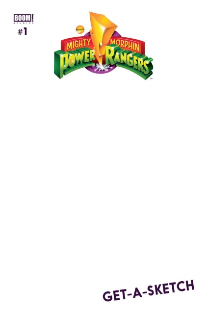 Mighty Morphin Power Rangers #1 (Unlock Blank Cover)