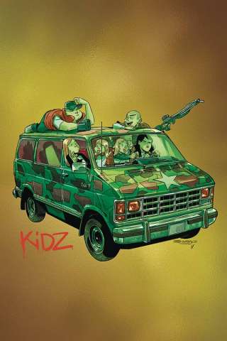 Kidz #5 (10 Copy Gorillaz Album Parody Foil Cover)