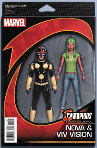 Champions #1 (Christopher Now Action Figure Cover)