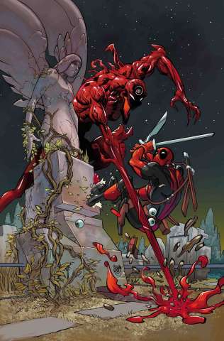 Absolute Carnage vs. Deadpool #1 (Ferry Virgin Cover)