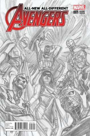 All-New All-Different Avengers #1 (Ross Sketch Cover)