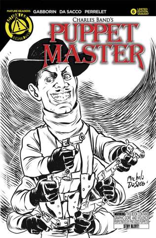 Puppet Master #6 (Six Shooter Sketch Cover)