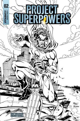 Project Superpowers #2 (20 Copy Royle B&W Cover)