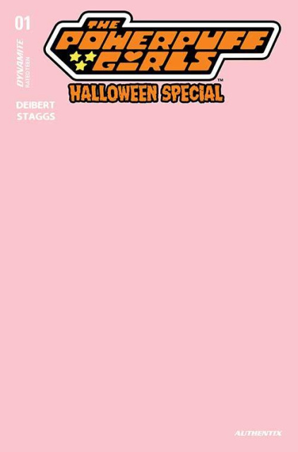 The Powerpuff Girls: Halloween Special (Pink Blank Authentix Cover)