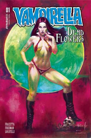 Vampirella: Dead Flowers #1 (Parrillo Ultraviolet Cover)