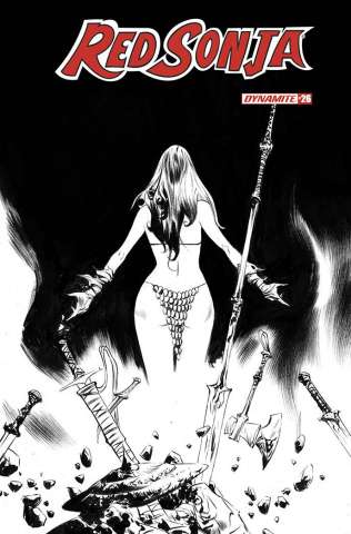 Red Sonja #26 (30 Copy Lee B&W Cover)