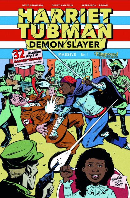 Harriet Tubman: Demon Slayer #1 (Kirby Homage Metal Cover)