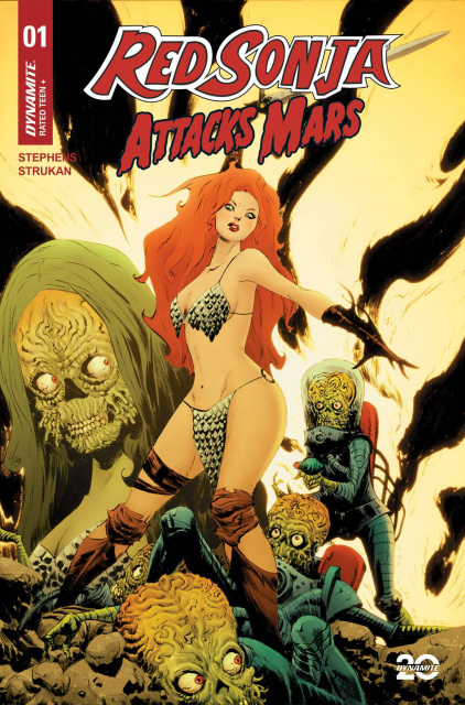 Red Sonja Attacks Mars #1 (Lee & Chung Cover)