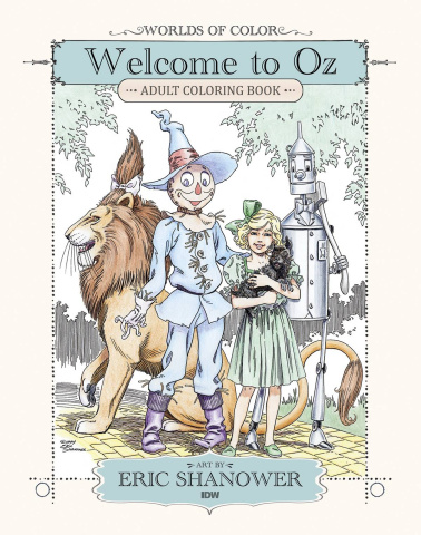 Worlds of Color: Welcome To Oz (Adult Coloring Book)