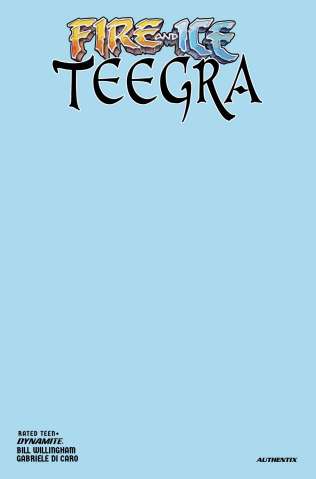 Fire and Ice: Teegra (Ice Blank Authentix Cover)