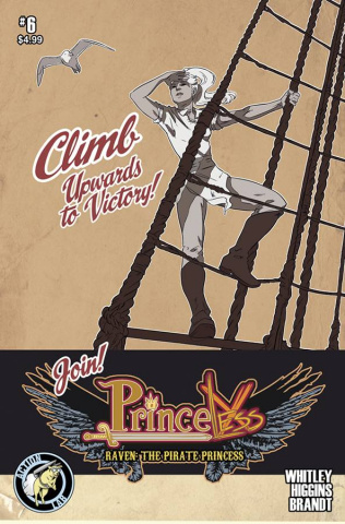 Princeless: Raven, The Pirate Princess #6 (Higgins & Brandt Cover)