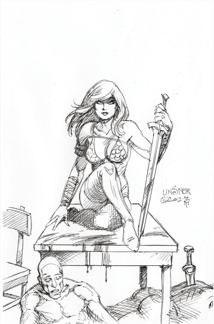 Red Sonja: Empire of the Damned #1 (25 Copy Linsner Line Art Cover)