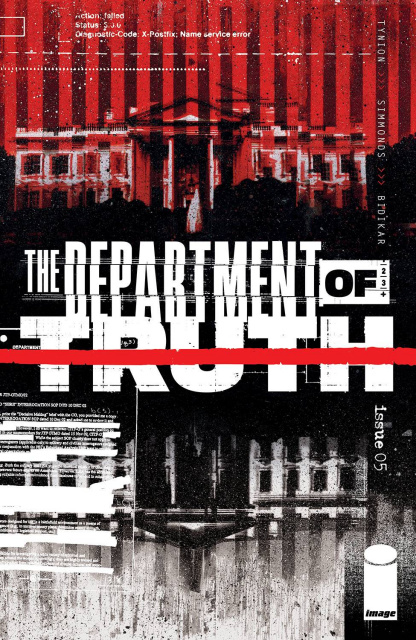 The Department of Truth #5 (Simmonds Cover)