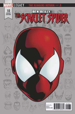 Ben Reilly: The Scarlet Spider #10 (Legacy Headshot Cover)