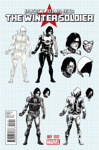 Bucky Barnes: The Winter Soldier #1 (Rudy Design Cover)
