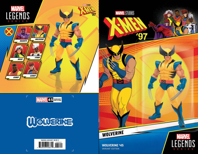 Wolverine #45 (X-Men 97 Wolverine Action Figure Cover)