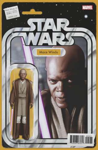 Star Wars: Mace Windu, Jedi of the Republic #5 (Christopher Action Figure Cover)