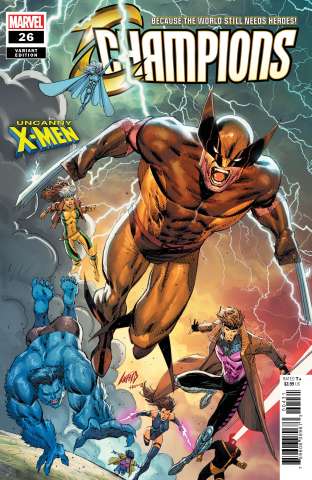 Champions #26 (Liefeld Uncanny X-Men Cover)