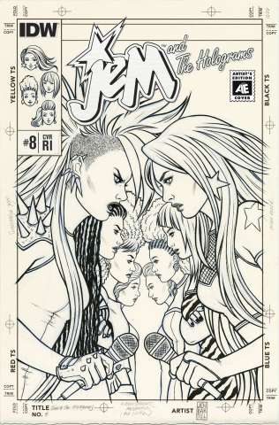 Jem and The Holograms #8 (10 Copy Cover)